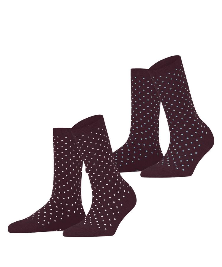 ESPRIT ESPRIT Fine Dot  2-Pack Socken Damen - rose/black (8376) - 0 | SportScheck