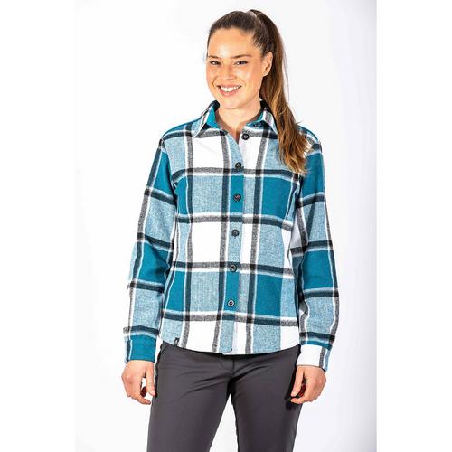 Rückansicht von Maul Sport Filzmoos Funktionsbluse Damen Petrol