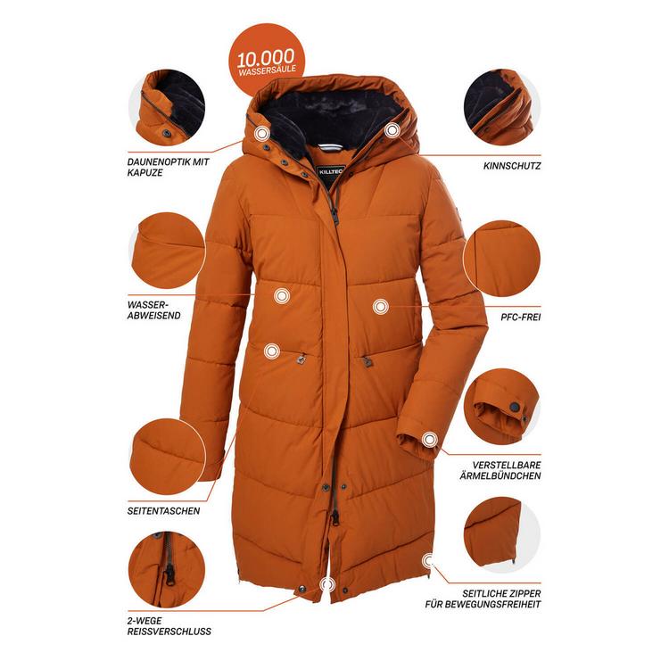 KILLTEC KILLTEC KOW 16 Funktionsmantel Damen - Braun5911 - 3 | SportScheck