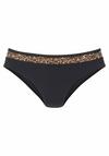 Lascana Bikini-Hose Bikini Hose Damen - schwarz-leo