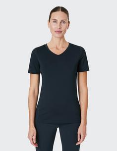 Rückansicht von JOY sportswear NAOMI T-Shirt Damen night