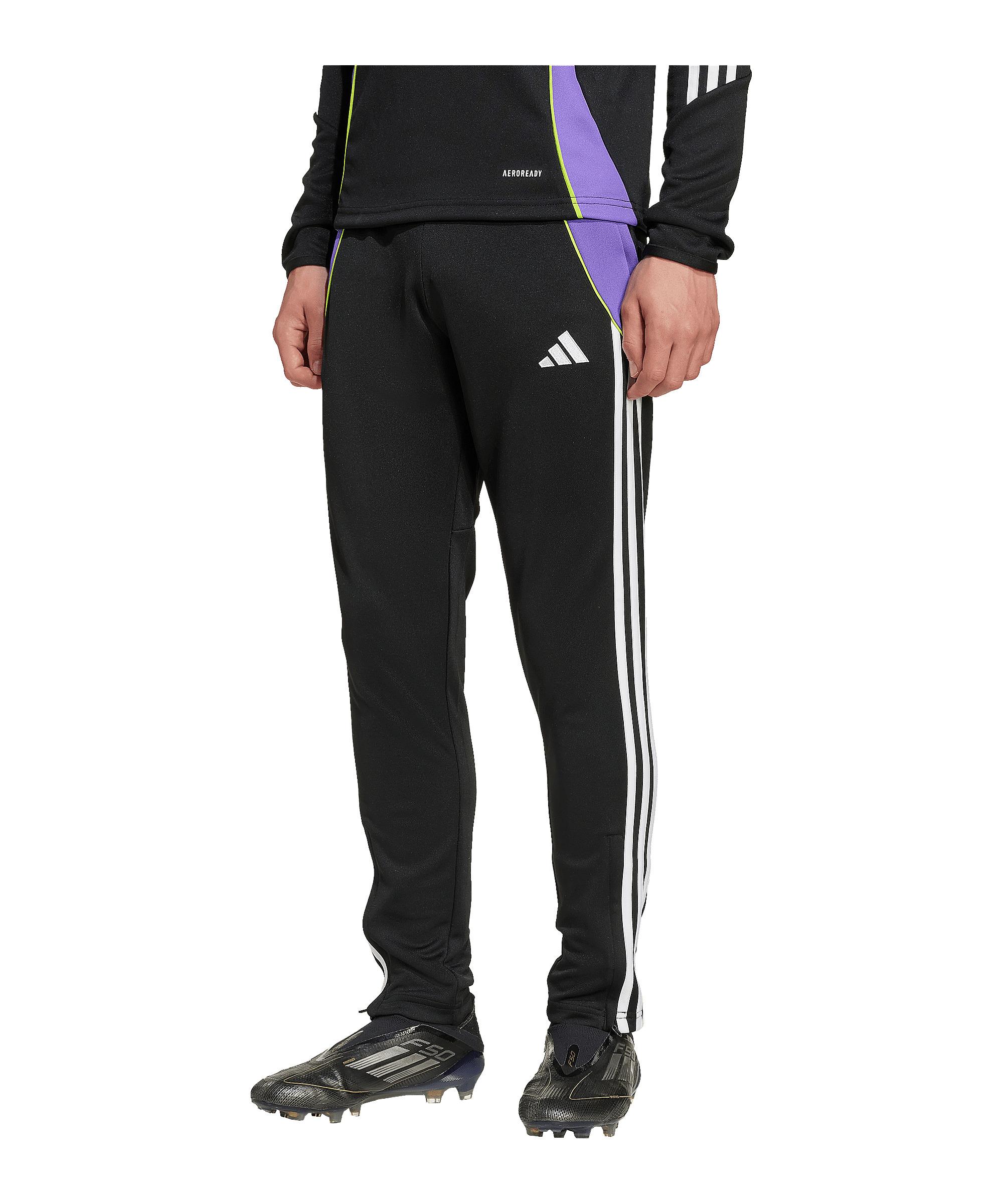 adidas Tiro 24 Regular Trainingshose Kids Trainingshose Kinder - schwarzlila