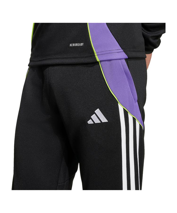 adidas adidas Tiro 24 Regular Trainingshose Kids Trainingshose Kinder - schwarzlila - 1 | SportScheck