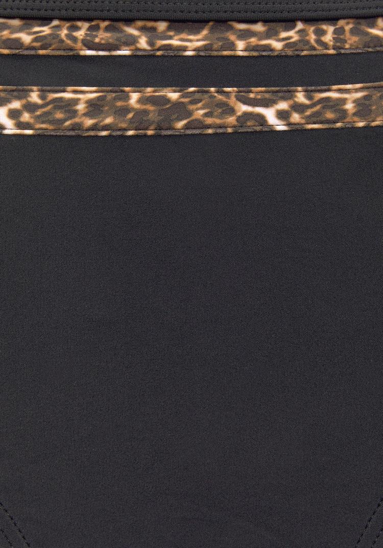 Lascana Lascana Highwaist-Bikini-Hose Bikini Hose Damen - schwarz-leo - 3 | SportScheck