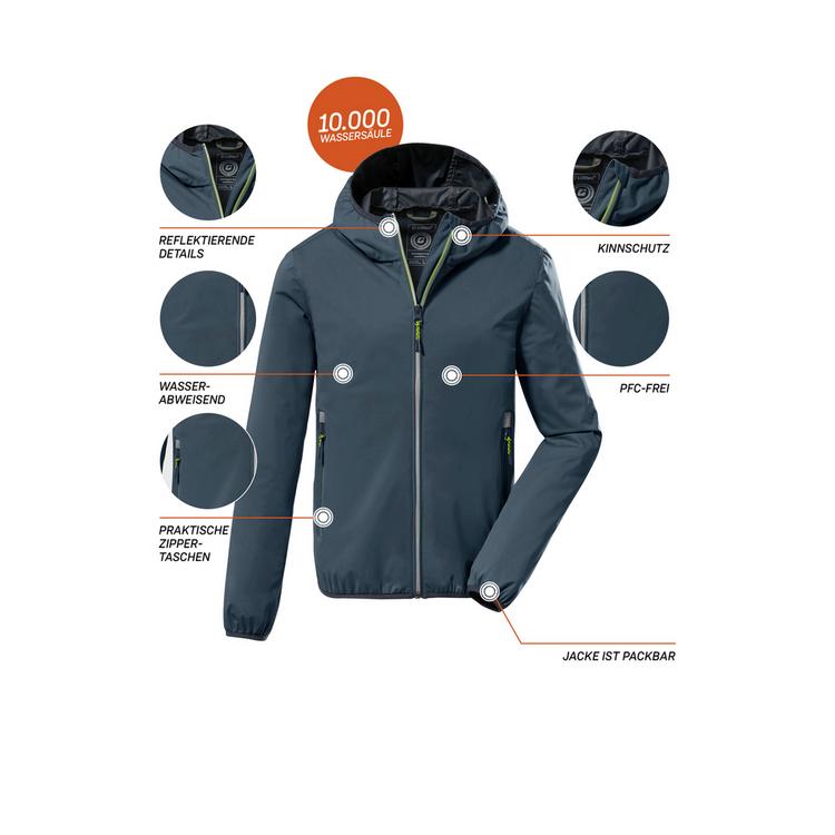 KILLTEC KILLTEC KOS 167 Softshelljacke Kinder - Petrol - 3 | SportScheck