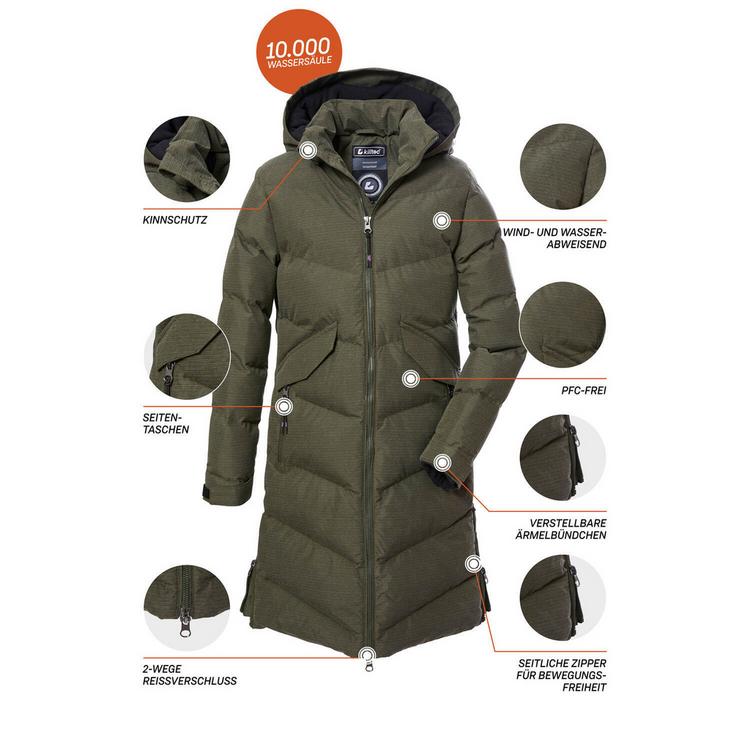 KILLTEC KILLTEC KOW 167 Funktionsjacke Kinder - Dunkeloliv111 - 3 | SportScheck