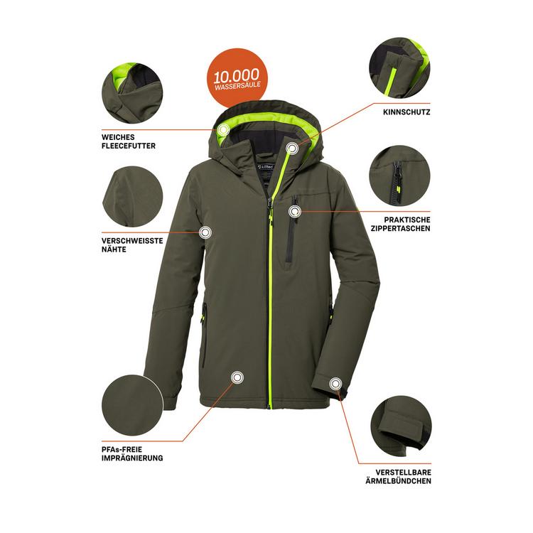 KILLTEC KILLTEC KOW 159 Softshelljacke Jungen - Dunkeloliv111 - 1 | SportScheck