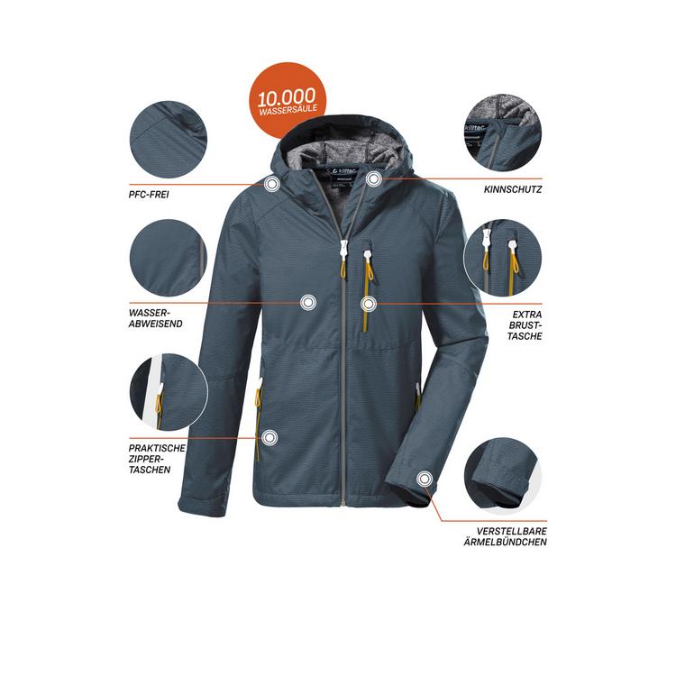 KILLTEC KILLTEC KOS 61 Softshelljacke Kinder - Blau3010 - 3 | SportScheck