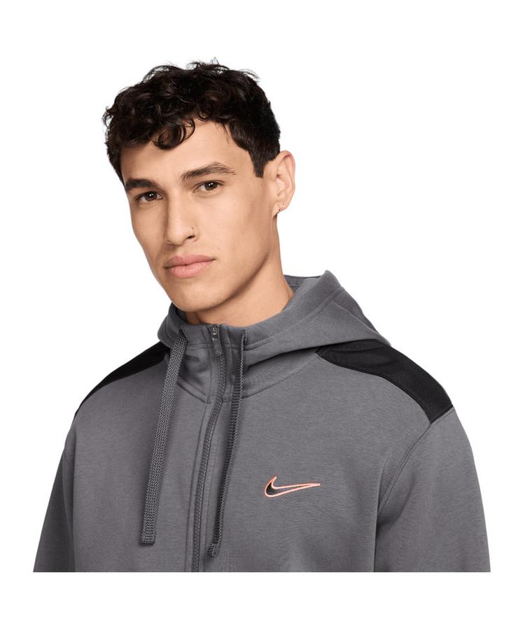 Nike Nike Fleece Hooded Kapuzenjacke Wei&szlig; Sweatjacke Herren - grau - 0 | SportScheck