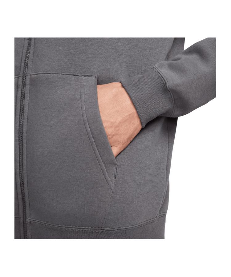 Nike Nike Fleece Hooded Kapuzenjacke Wei&szlig; Sweatjacke Herren - grau - 1 | SportScheck