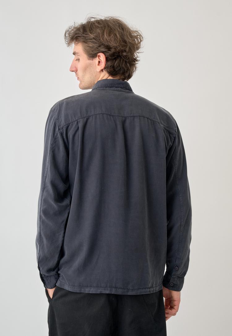 Cleptomanicx Cleptomanicx Easy Langarmhemd Herren - Blue Graphite - 2 | SportScheck