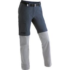 Maier Sports Inara slim zip Trekkinghose Damen Dunkelgrau0317