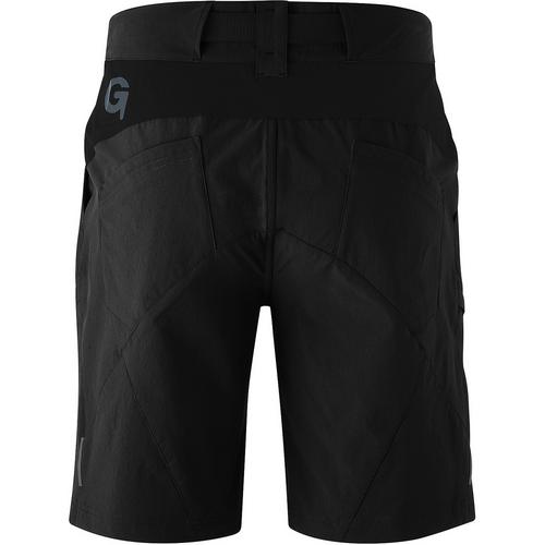 Rückansicht von Gonso Arico Fahrradshorts Herren Schwarz01100