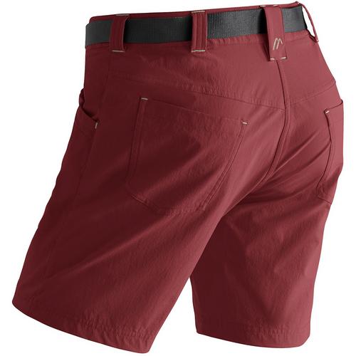 Rückansicht von Maier Sports Lulaka Shorts Funktionsshorts Damen Dunkelrot422