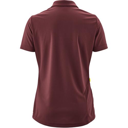 Rückansicht von Gonso Pederoa Poloshirt Damen Bordeaux431