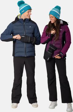 Rückansicht von Reusch Noah Beanie Skimütze 4117 lake blue / white