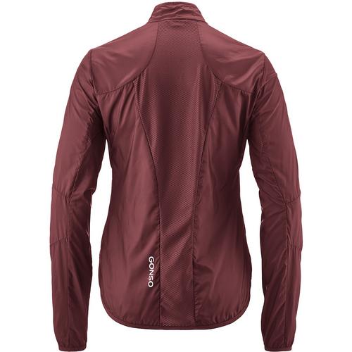 Rückansicht von Gonso Porlezza Fahrradjacke Damen Bordeaux431