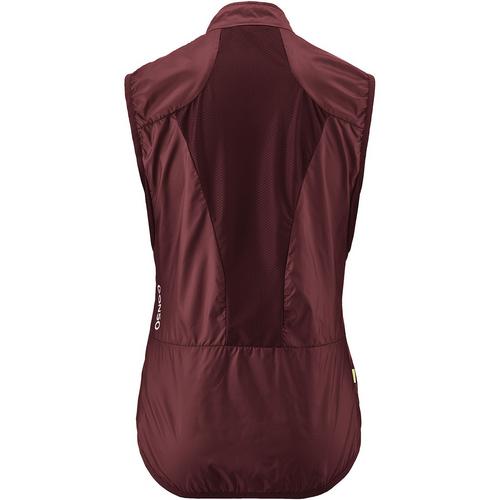 Rückansicht von Gonso Pezzolina Outdoorweste Damen Bordeaux431