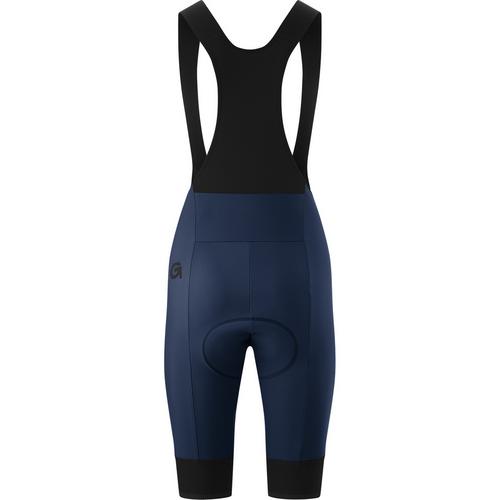 Rückansicht von Gonso Sitivio BIB Fahrradshorts Damen Blau3094