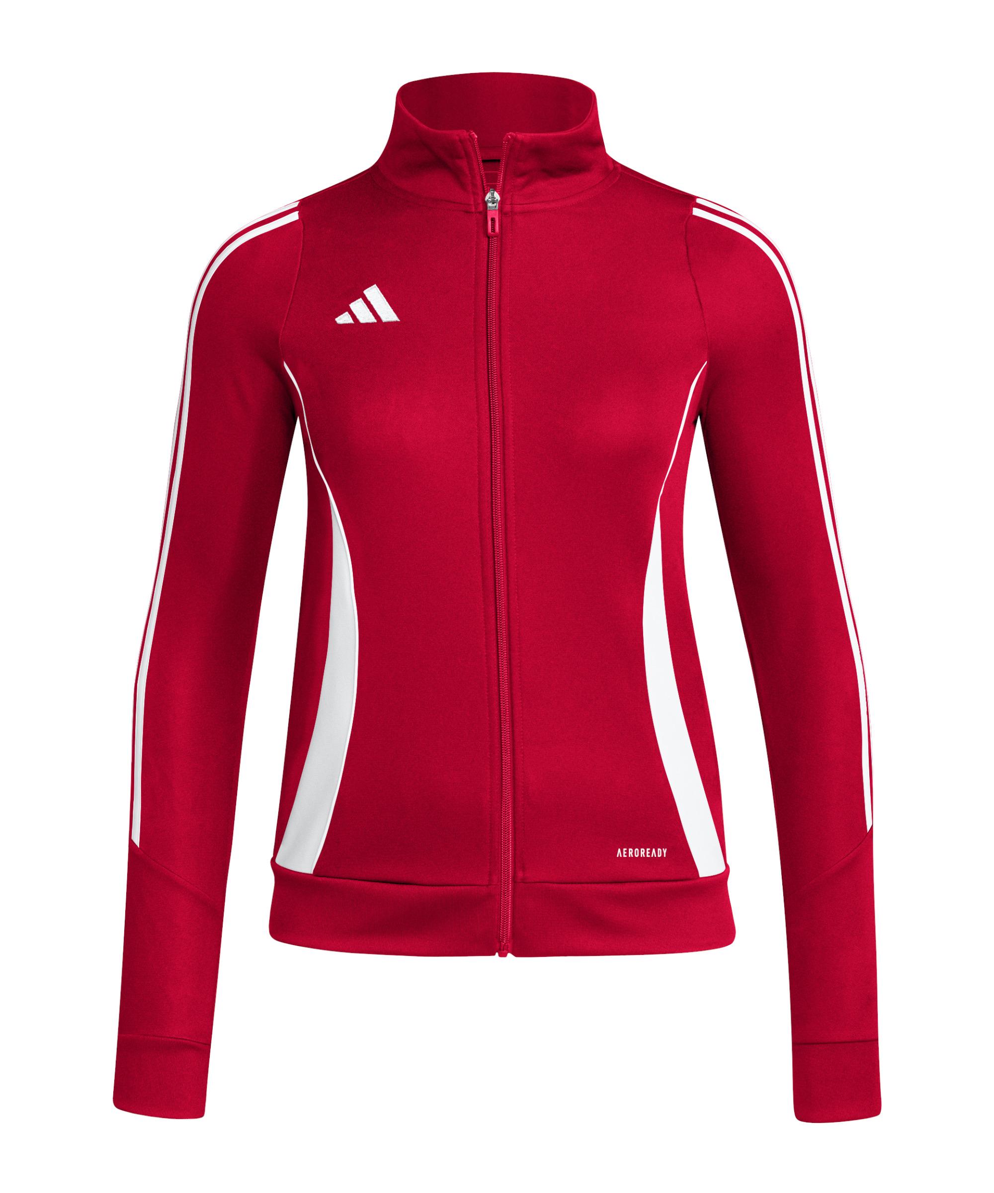 adidas Tiro 24 Trainingsjacke Damen Trainingsjacke Damen - rotweiss