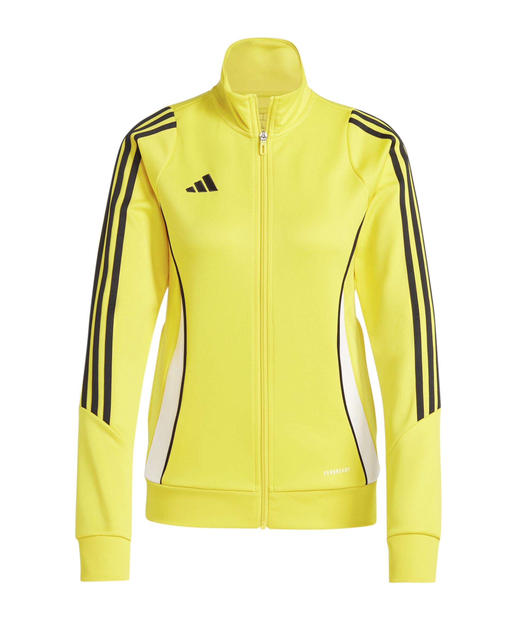 adidas Tiro 24 Trainingsjacke Damen Trainingsjacke Damen - gelbweiss