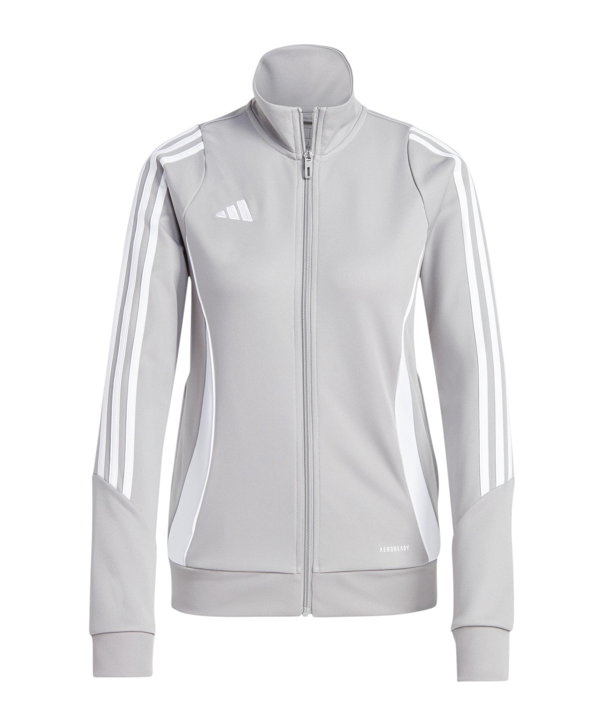 adidas Tiro 24 Trainingsjacke Damen Trainingsjacke Damen - grauweiss