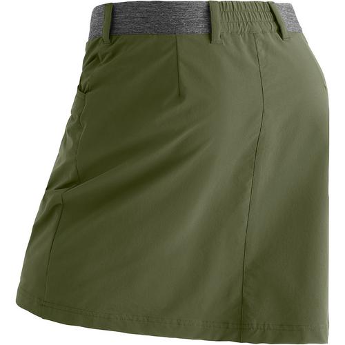 Rückansicht von Maier Sports Norit Skortln Outdoorrock Damen Grün201