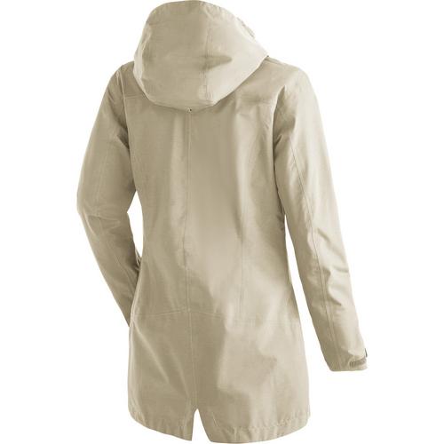 Rückansicht von Maier Sports Perdura rec Funktionsmantel Damen Braun591