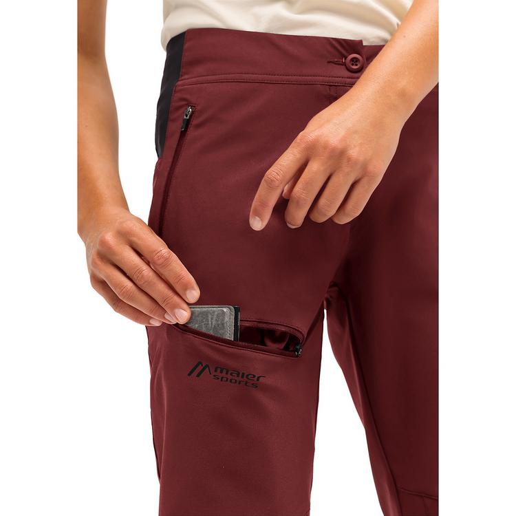 Maier Sports Maier Sports Latit Vario Trekkinghose Damen - Rot4541 - 3 | SportScheck