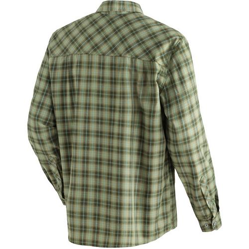 Rückansicht von Maier Sports CLAAS Outdoorhemd Herren Grün2071