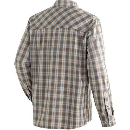 Rückansicht von Maier Sports CLAAS Outdoorhemd Herren Braun5945