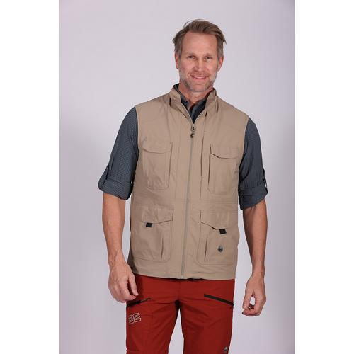 Rückansicht von Maul Sport Grünten XT Outdoorweste Herren Beige801