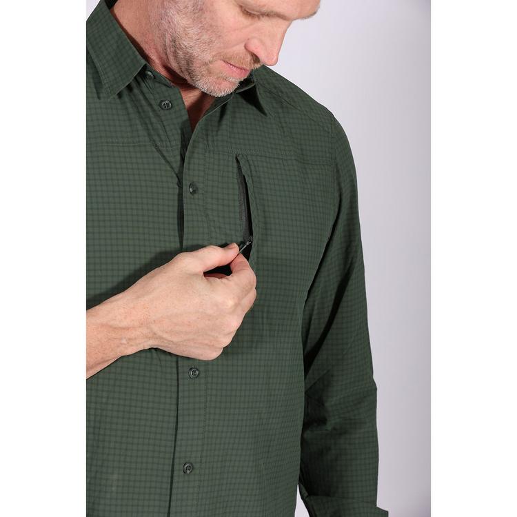 Maul Sport Maul Sport Veniv 1/1 ultra Outdoorhemd Herren - Tannengr&uuml;n216 - 5 | SportScheck