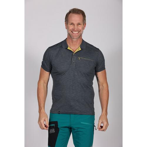 Rückansicht von Maul Sport Gaigerkopf 3 fresh Poloshirt Herren Grau0638