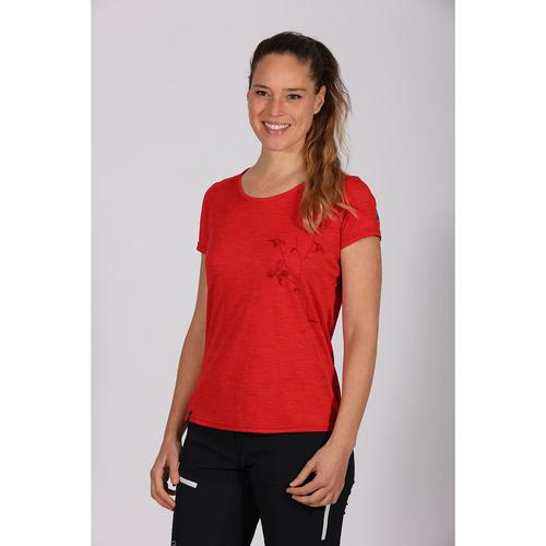 Rückansicht von Maul Sport Bony II fresh T-Shirt Damen Rot4514