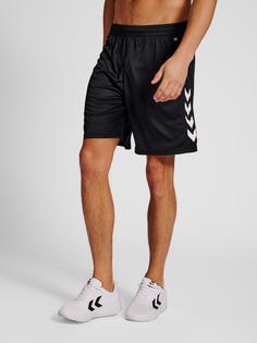 Rückansicht von hummel hmlCORE XK POLY SHORTS Funktionsshorts Herren BLACK