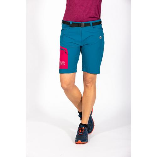 Rückansicht von Maul Sport Laval XT Funktionsshorts Damen Petrol2578
