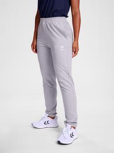 Rückansicht von hummel hmlGO 2.0 SWEATPANTS WOMAN Trainingshose Damen GREY MELANGE