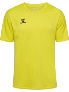 hummel hmlESSENTIAL JERSEY S/S Funktionsshirt Herren BLAZING YELLOW