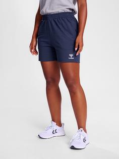 Rückansicht von hummel hmlGO 2.0 SWEATSHORTS WOMAN Funktionsshorts Damen MARINE