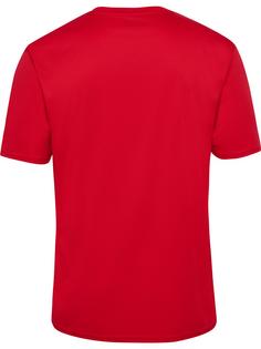 Rückansicht von hummel hmlESSENTIAL JERSEY S/S Funktionsshirt Herren TRUE RED
