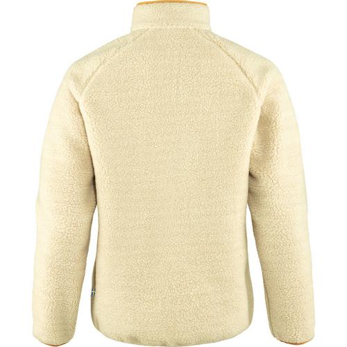 Rückansicht von FJÄLLRÄVEN Vardag Fleecejacke Damen Perlweiß