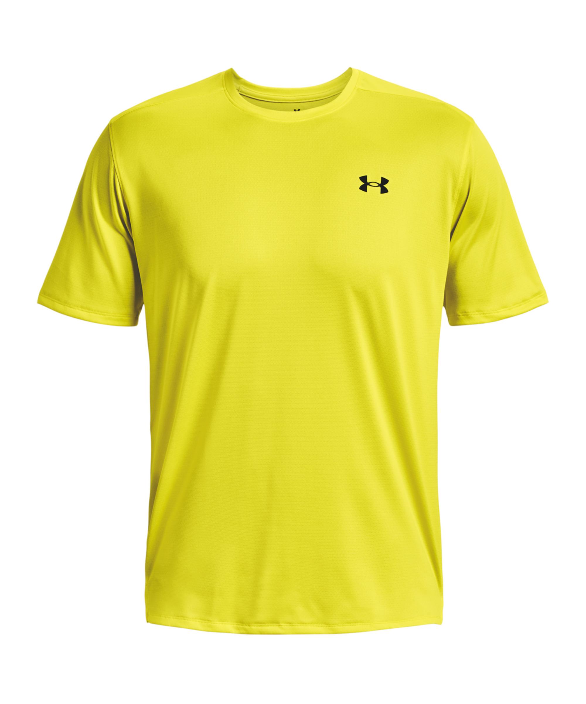 Under Armour Tech Vent T-Shirt Laufshirt Herren - gelb