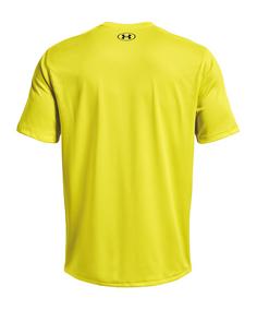 Rückansicht von Under Armour Tech Vent T-Shirt Laufshirt Herren gelb