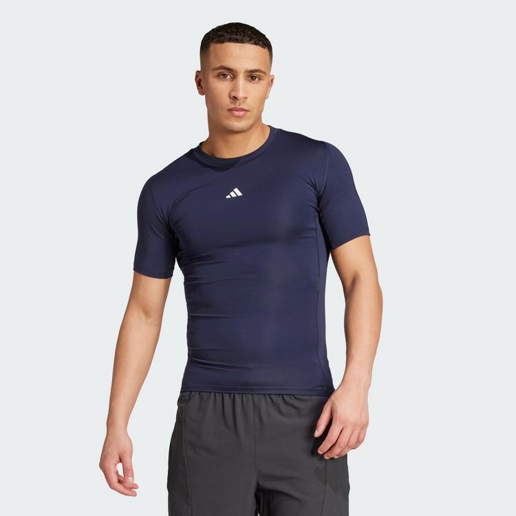 adidas adidas TECHFIT Compression Training T-Shirt Funktionsshirt Herren - Legend Ink - 0 | SportScheck