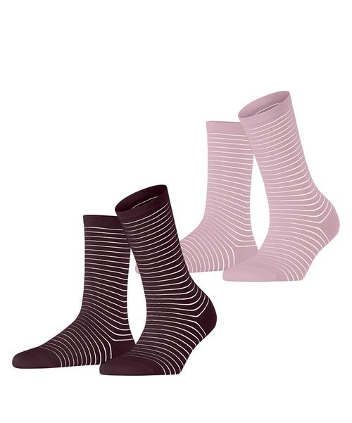 ESPRIT Fine Line  2-Pack Socken Damen