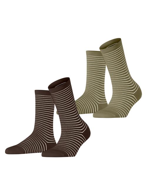 ESPRIT Fine Line  2-Pack Socken Damen