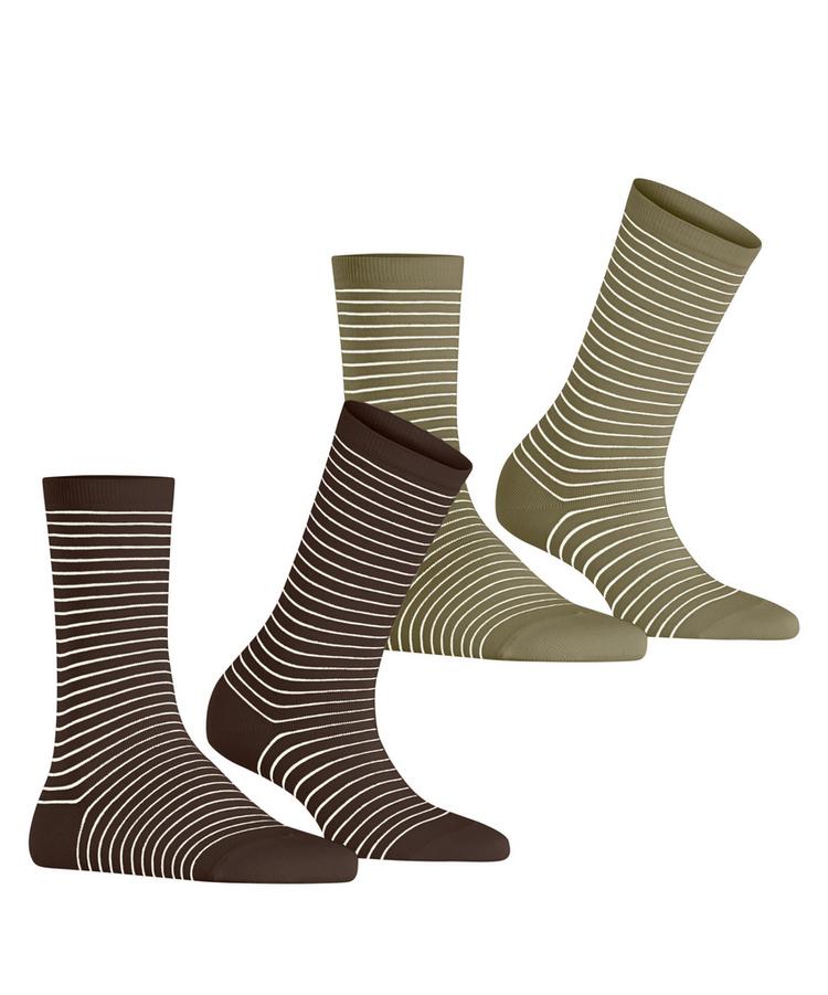 ESPRIT ESPRIT Fine Line  2-Pack Socken Damen - sortiment (0180) - 0 | SportScheck
