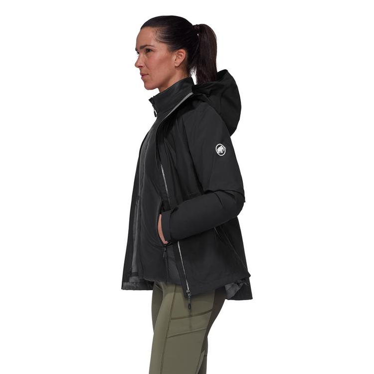 Mammut Mammut Alto Light 3in1 Hooded Hardshelljacke Damen - black-black - 2 | SportScheck