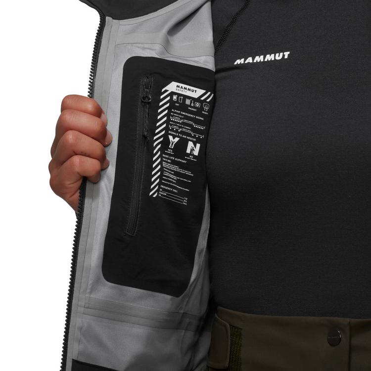 Mammut Mammut Stoney Hooded Hardshelljacke Damen - black - 6 | SportScheck